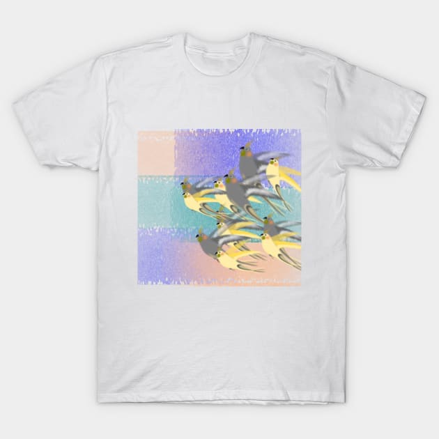 Cockatiel - The Bird of Love T-Shirt by Zealjagan